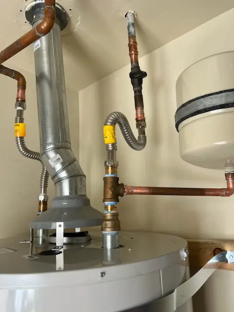 Water heater installation and plumbing repair in Pindleton